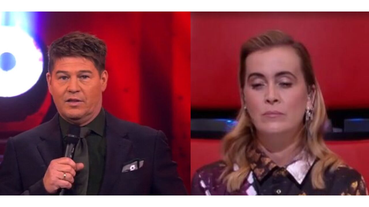Illustratie voor: Martijn Krabbé is boos op Anouk vanwege reactie op The Voice of Holland