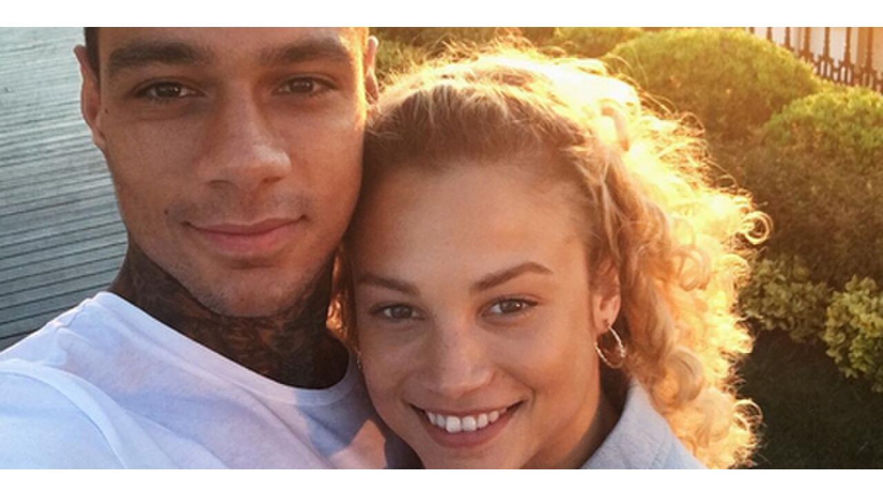 Illustratie voor: Zijn Rose Bertram en Gregory van der Wiel weer samen?