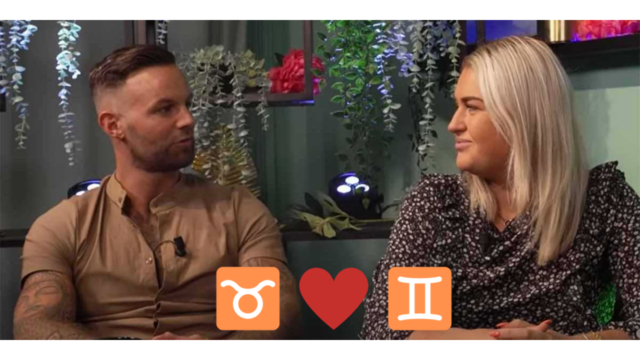 Illustratie voor: Passen Jill Goede en Leroy bij elkaar volgens hun sterrenbeeld?