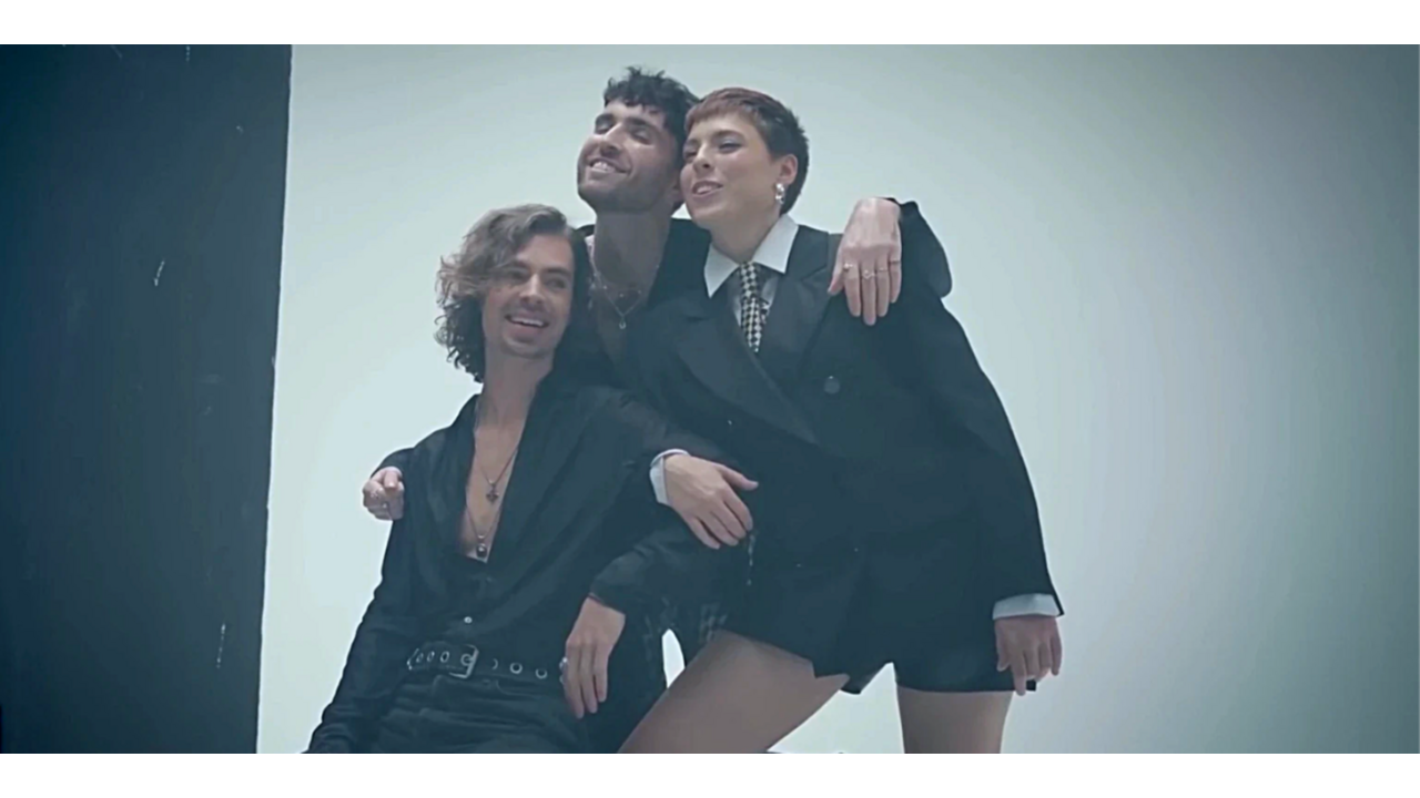 Illustratie voor: Mia en Dion blij met steun en toeverlaat Duncan Laurence: ‘Hij is extra belangrijk’