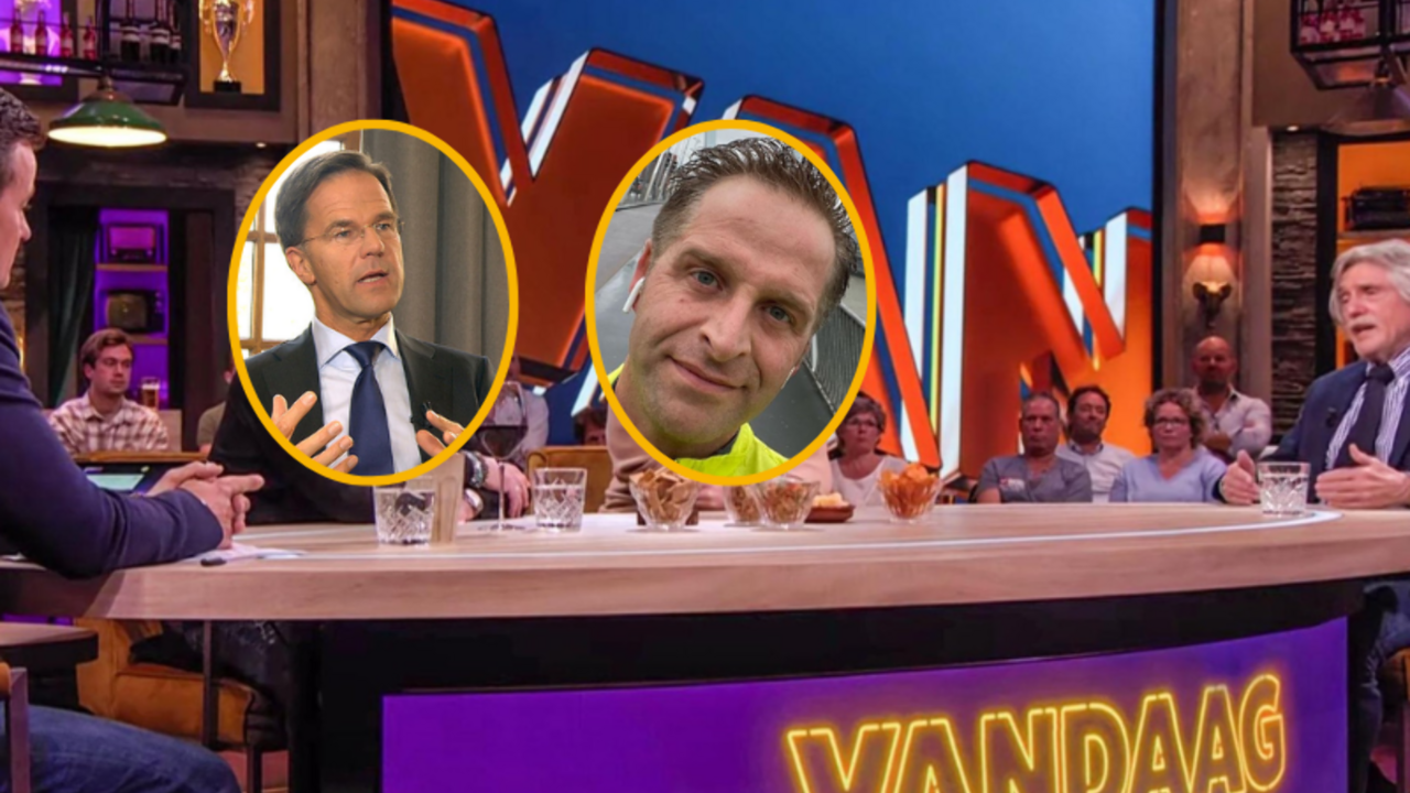 Illustratie voor: Mark Rutte stelt hoge eisen aan een bezoekje bij Vandaag Inside: ‘Bepaalde mensen niet in de studio’