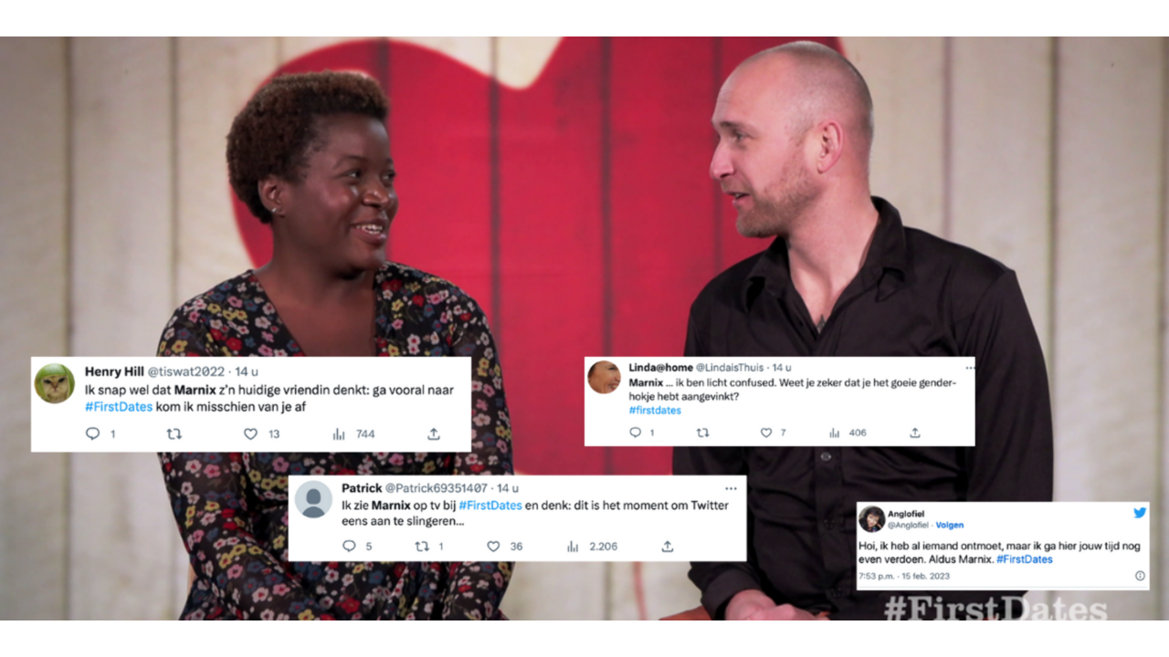 Illustratie voor: Kijkers zijn boos op Marnix First Dates: hij heeft al een relatie