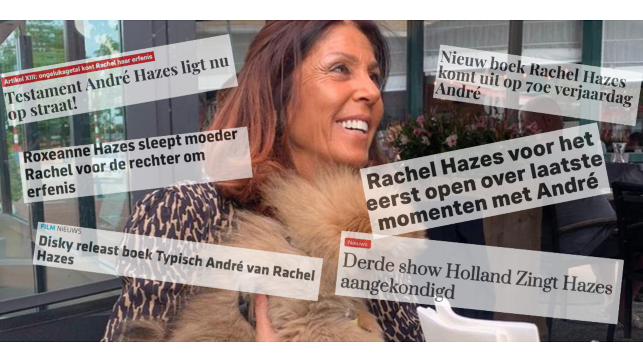 Illustratie voor: Expert vertelt: ‘Zo melkte Rachel Hazes de Hazes-naam uit’