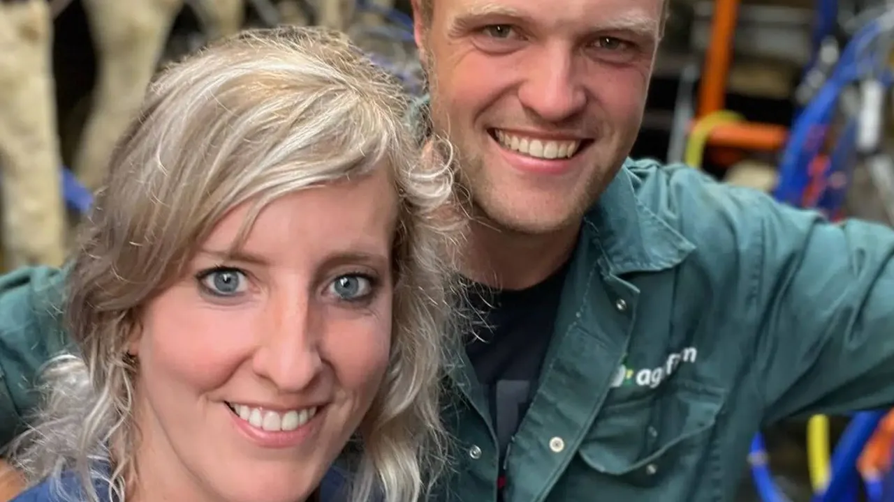 Boerin Janine en Sander uit BZV