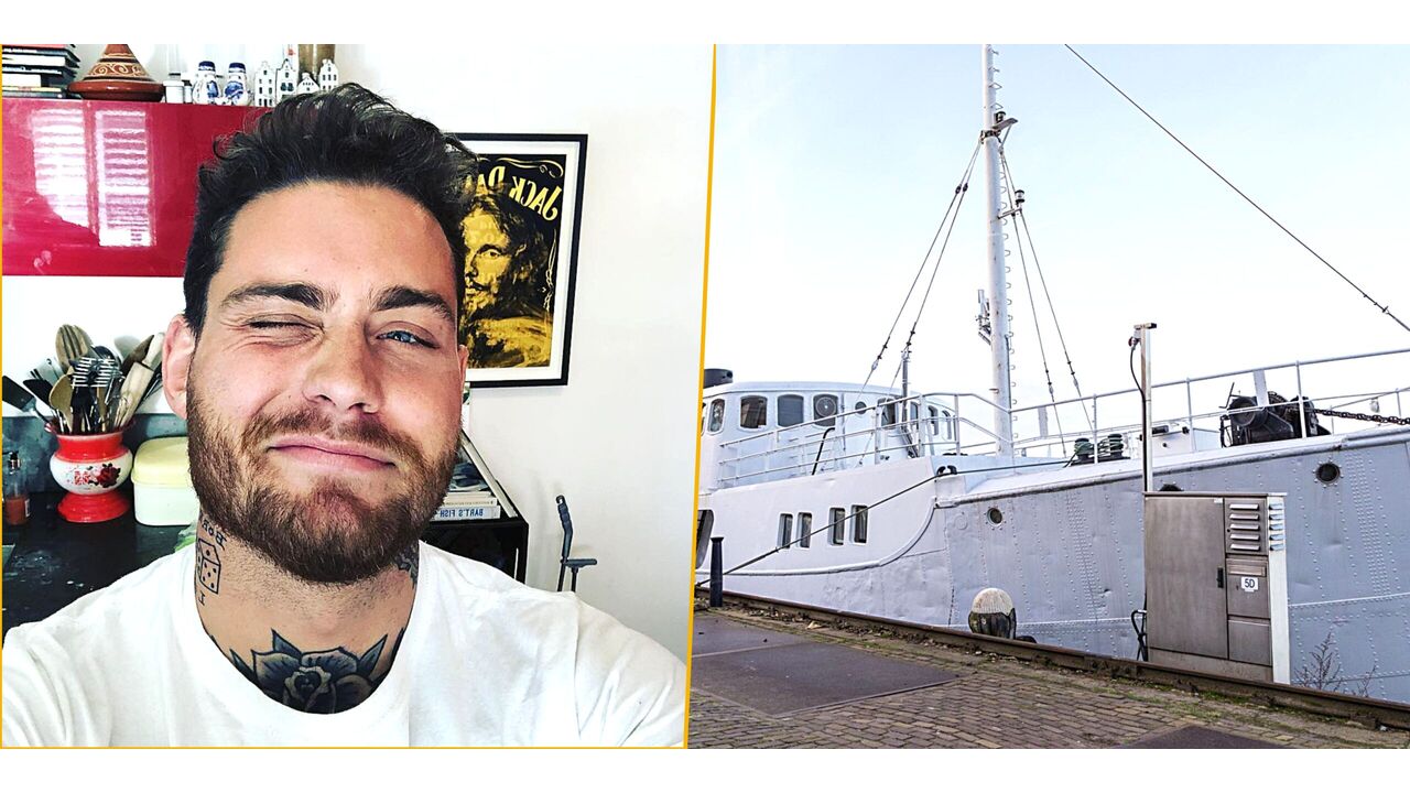 Illustratie voor: Douwe Bob zet luxe woonboot te koop voor een bizar bedrag