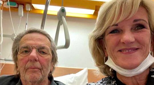 Tineke Schouten met haar man Hans Brunyanszki