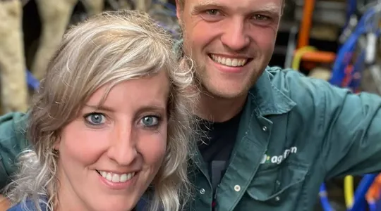 Boerin Janine en Sander uit BZV